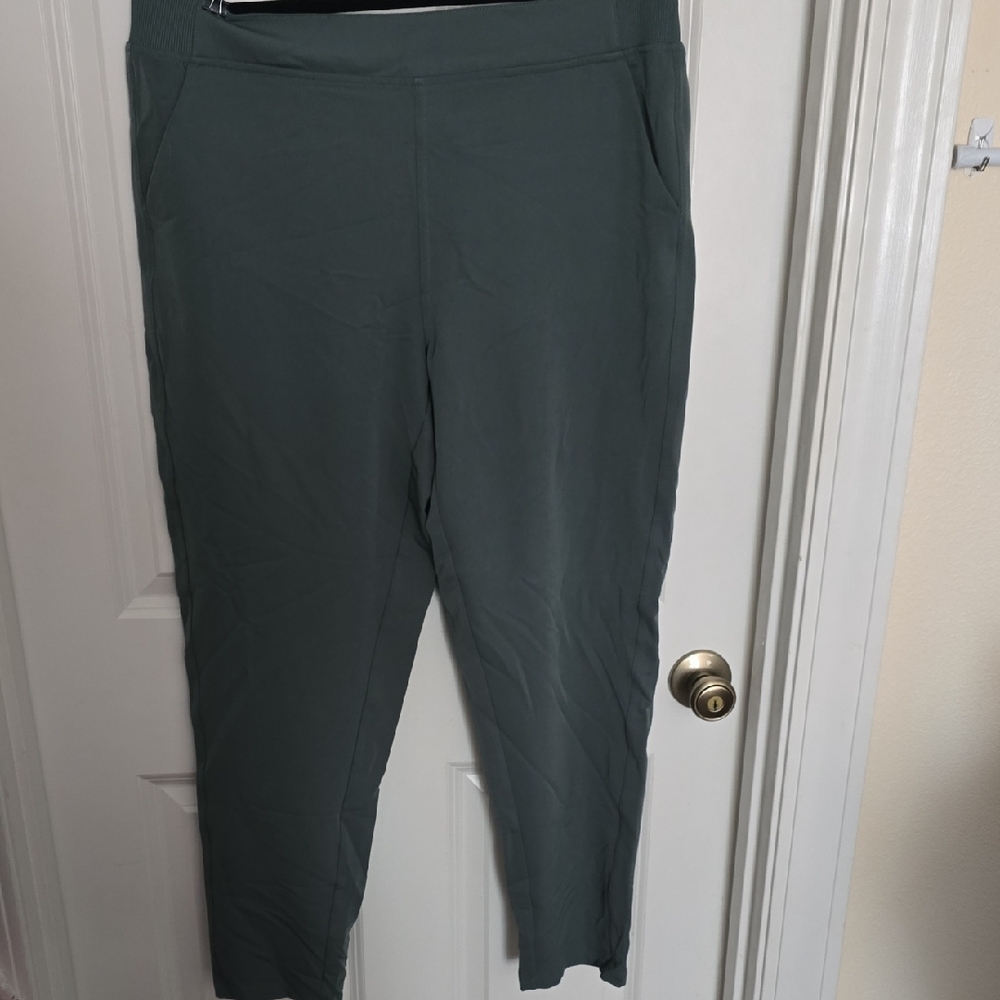 32 Degrees Ponte Pants in Slate Green
